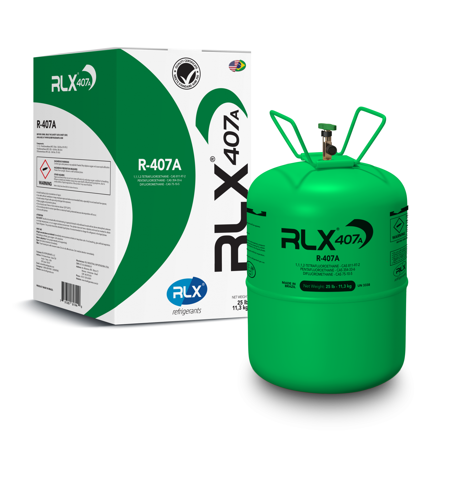 RLX 407A RLX Fluídos Refrigerantes